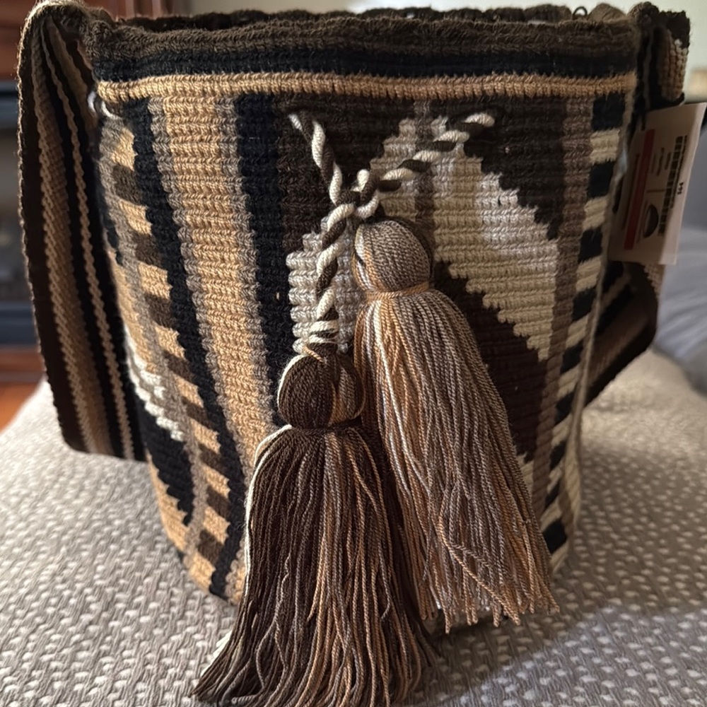 Handmade Colombian Mochilla Bucket Bag
